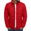 Winter Outdoor Plus Size Puffer Jacket Goose Down Padded Quilted Bubble Jacket Men