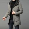 Wholesale Factory New Style Long Men's Winter Down Jacket Warm Men Puffer Coat