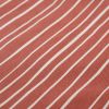 Cotton table runner Stripes, terracotta, collection Prairie