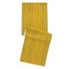 Cotton table runner Stripes, mustard, collection Prairie