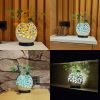 Hollow Vase Remote Control Night Light for Table Kids Bedroom Night Lamp Multicolor Colorful Led Lights Gift Room Decor