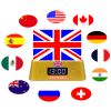 UK Flags Table Lamp Pi...
