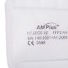 AMplus White FFP2 Face Mask for Safety Protection Dust Breathable Mascarilla