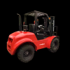 Everun Ertf25 2WD 2.5t Articulated terrain Forklift Mini Telescopic Forklift Small Diesel Forklift with CE EPA