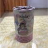 Round Cylinder Cardboard Gift Box Recycled Craft Paper Tube For Gift