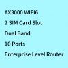 Huastlink HC-G80 8 Lan Ports Gigabit Openwrt AX3000Mbps 5G Industrial Router with sim card