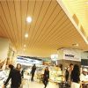 100mm Airport Pland Ceiling Aluminum G Shape Metal Linear Strip Ceiling Design