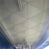 1200*1200*1200 3D Perforated Metal Ceiling Aluminum Triangle Ceiling