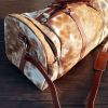 Cowhide Hair On Duffle Weekend Bags Wholesale Manufacturer Travel Bags