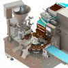 Thin leather bun machine