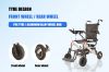 Ultralight electric wheelchairs portable aluminum folding electric wheelchair AC0K-1