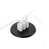 5V 3.1A embedded desk power grommet furniture 3 port usb power socket office desk sofa mobile usb charger