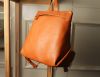 Leather backpack for men 