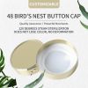 48 bird's nest buckle cover 120 degrees steam sterilization does not fade, does not deform, supports customization Welcome to consult