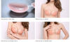 Silicone Small Invisible Bra Stickers for Women's Wedding Dresses with Strapless Gathering Special for Bridal Underwear