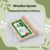 Vietnam Factory Supporting Customized Cutlery Set Knife Fork Disposable Wooden Spoon With Napkin Packaging