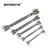 Stainless Steel rigging hardware pipe turnbuckle European Jaw-jaw Close Body Turnbuckle