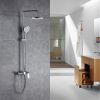 Shower shower suit copper surface mounted simple bathroom single shower Welcome to consult