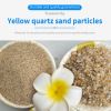 Yellow quartz sand granular building material .Ordering products can be contacted by mail.