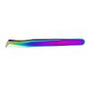 New Arrival Multi Colors Eyelash Tweezers Stainless Steel Eyelash Tweezers with Private Label and Customize Packaging