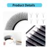 0.07mm 5D Clover Lashes Crisscross Eyelash Extensions 5D Shape 8-15mm Weave Lash Extension