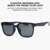 Retro black frame tan sunglasses driving sunscreen Korean version of orange glasses change color myopia sunglasses tide HSP21283-PX01