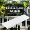 White gesso coating 4 sides and water-based primer for 3 side FJEG radiata Pine S3S board  Support email