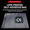 Transparent LDPE print...