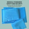 Disposable bed linen cover pillowcase hotel travel supplies 3-piece medical care pad quilt bag blue Quilt bag 1 bag 1 set from 1000