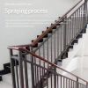 Minghao Metal-powder coated carbon steel spiral stair/customized spiral staircase/Prices are for reference only