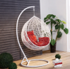 Outdoor Hammocks Nordic Indoor Egg Chair Basket Tassel Swing Hanging Handmade Knitted Patio Swing Chair