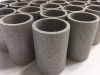 Sintered porous titanium filter