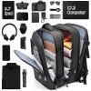 Large capacity backpack men's waterproof extended computer backpack