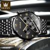 OLEVS 2868 Quartz Fashion Classic Steel Band Montre Homme Wrist Men Watch Custom LOGO Clock Top Luxury 2020 Shenzhen Alloy 3 ATM