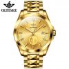 OUPINKE 3226 oem watch custom logo  Luxury waterproofed watch gold  mens  automatic Mechanical watches