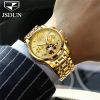 JSDUN8738 Hot oem custom Chinese fashion Manufacturer  luxury watch Men Stainless Steel  Waterproof Mechanical Watch