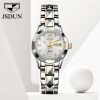 JSDUN8813women Factory Hot Sales Japanese movement Classic fashion Stainless Steel Waterproof Mechanical Watch