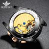 Oupinke 3186 Men Watch Tourbillon Automatic Mechanical Watch Brand Luxury Genuine Leather Sport Watches Mens Relogio Masculino