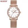 OLEVS 5881 Fashion Sport Leather Strap Quartz Watch Luxury Casual WaterProof  Feature Date and Week  WristWatch