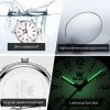 OLEVS 9953 Simple Fashion Waterproof Glow Silicone Watch Band Watch Nurse Watch Women's Watch