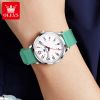 OLEVS 9953 Simple Fashion Waterproof Glow Silicone Watch Band Watch Nurse Watch Women's Watch