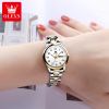 OLEVS 5567 Women's Watch Luxury Brand Quartz Watch Couple OEM LOGO Low Price Clock Stainless Steel Digital Date Clock