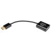 D-Sub 15 pos Female, High Density (HD) to DisplayPort, Male Black Round Unshielded