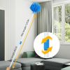 Professional washable cobweb duster brush head cobweb broom ceiling fan duster with telescopic Lightweight thread handle