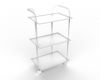 3 Tier Fruit Basket with Banana Hangers - A Stylish Black Metal Wire Storage Solution for Your Kitchen