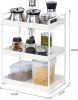 Spice Rack Organizer for Cabinet, Bathroom Organizer Countertop, Bathroom Counter Organizer, Kitchen Countertop Organizer, Bathroom Vanity Organizer, Skincare organizer, Beauty organizer, Makeup Storage, Cosmetic organizer,