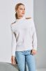 casual halter off shoulder women wool knit cashmere sweater pullover jumper