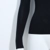 New Arrivals V neck Seamless Fine Knit 18G Plain Inner wear Merino Wool Basic Sweater Knitted Top