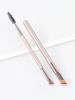 Concealler Eyeshadow Eyebrow Eyeliner Contour Cosmetic Brush Tools,Professional Dual Heads Makeup Brush for Travel