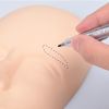 Microblading Accessories Surgical Skin Marker Pen Semi-Permanent Waterproof Eyebrow Tattoo Marker Pen Makeup with Ruler